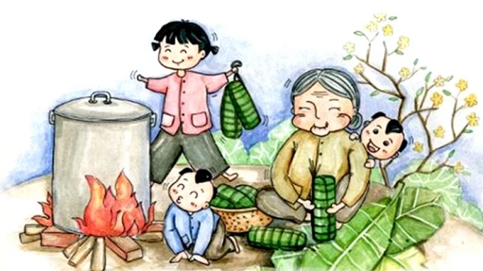 bieu-cam-ve-le-don-giao-thua-o-que-em-lop-7