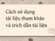 soan-bai-thuc-hanh-tieng-viet-cach-su-dung-tai-lieu-tham-khao-và trich-dan