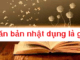 van-ban-nhat-dung-la-gi